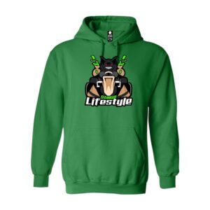 BAT KART HOODIE – GREEN