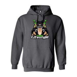 BAT KART HOODIE – CHARCOAL